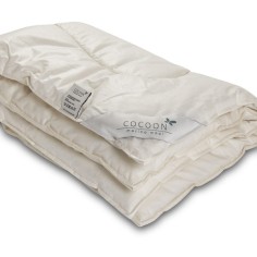 Duvet Steppdecke aus Merino Wolle (300g/m2)