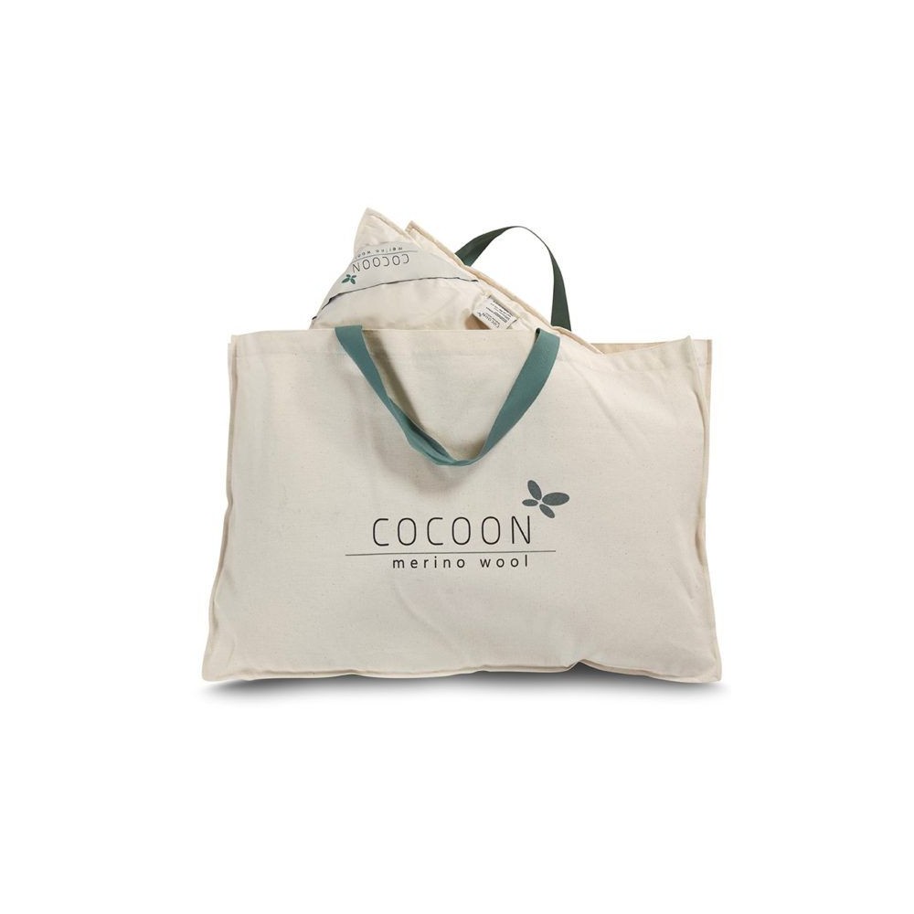 Duvet Steppdecke aus Merino Wolle (300g/m2)