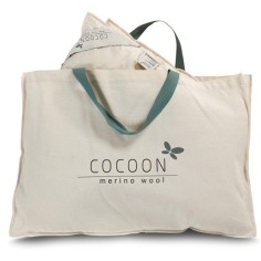 Duvet Steppdecke aus Merino Wolle (300g/m2)