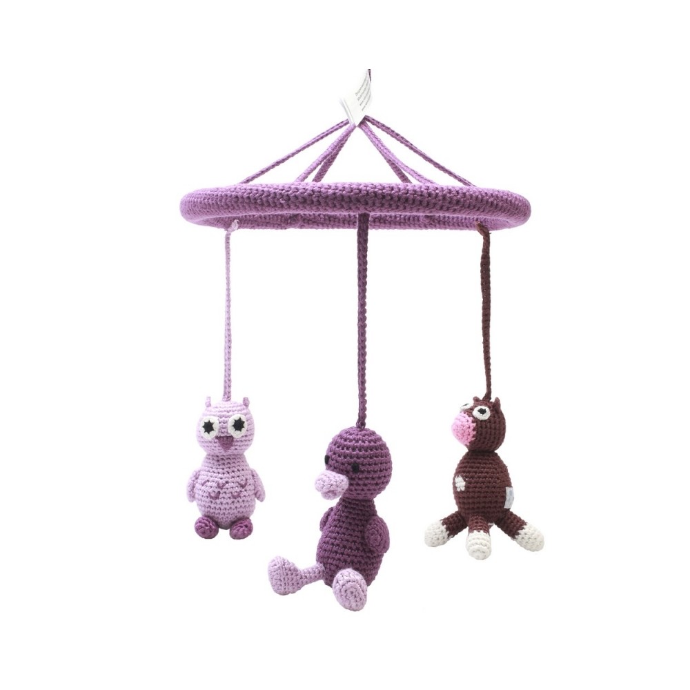 Mobile, Eule - Kuh - Ente