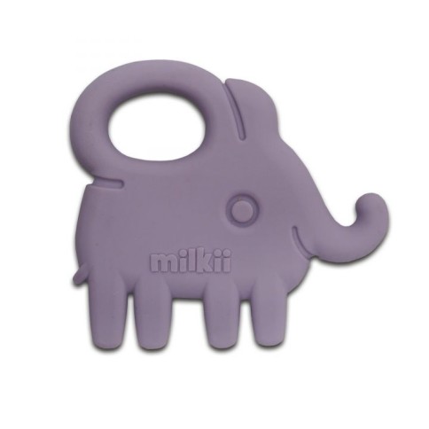 Silikon Beissring Elefant, Lilac
