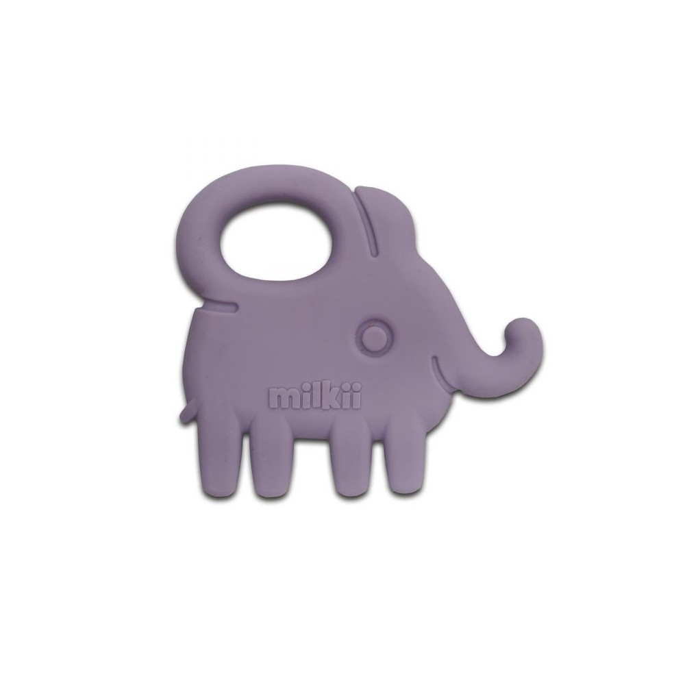 Silikon Beissring Elefant, Lilac