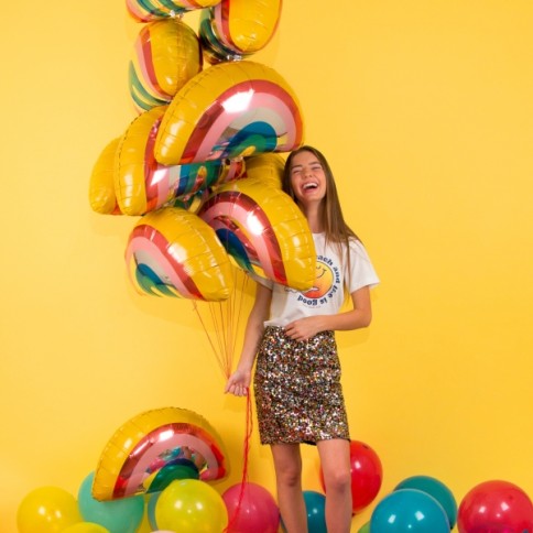 My Little Day Folienballon, tropisches Blatt