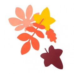 My Little Day Papier Dekoration Blätter, Herbst