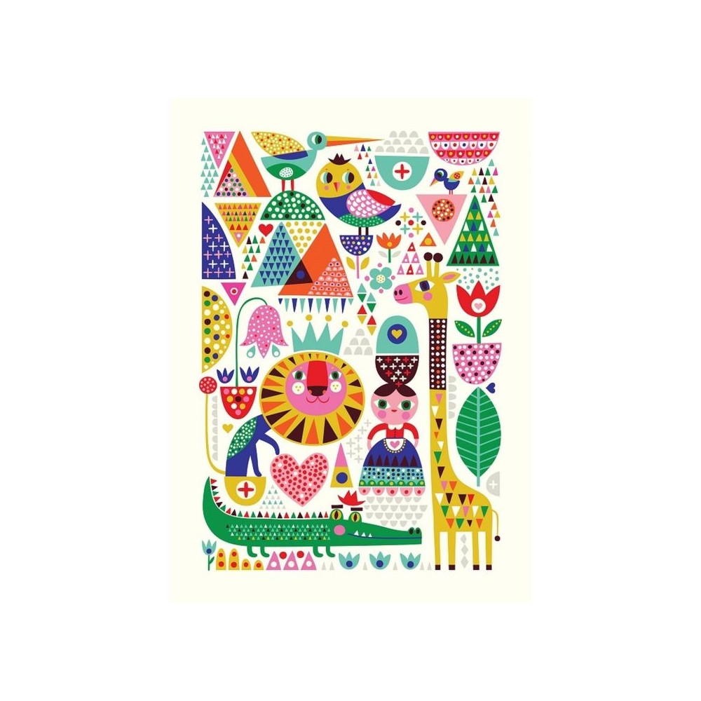 Petit Monkey Poster, Scandinavian Zoo