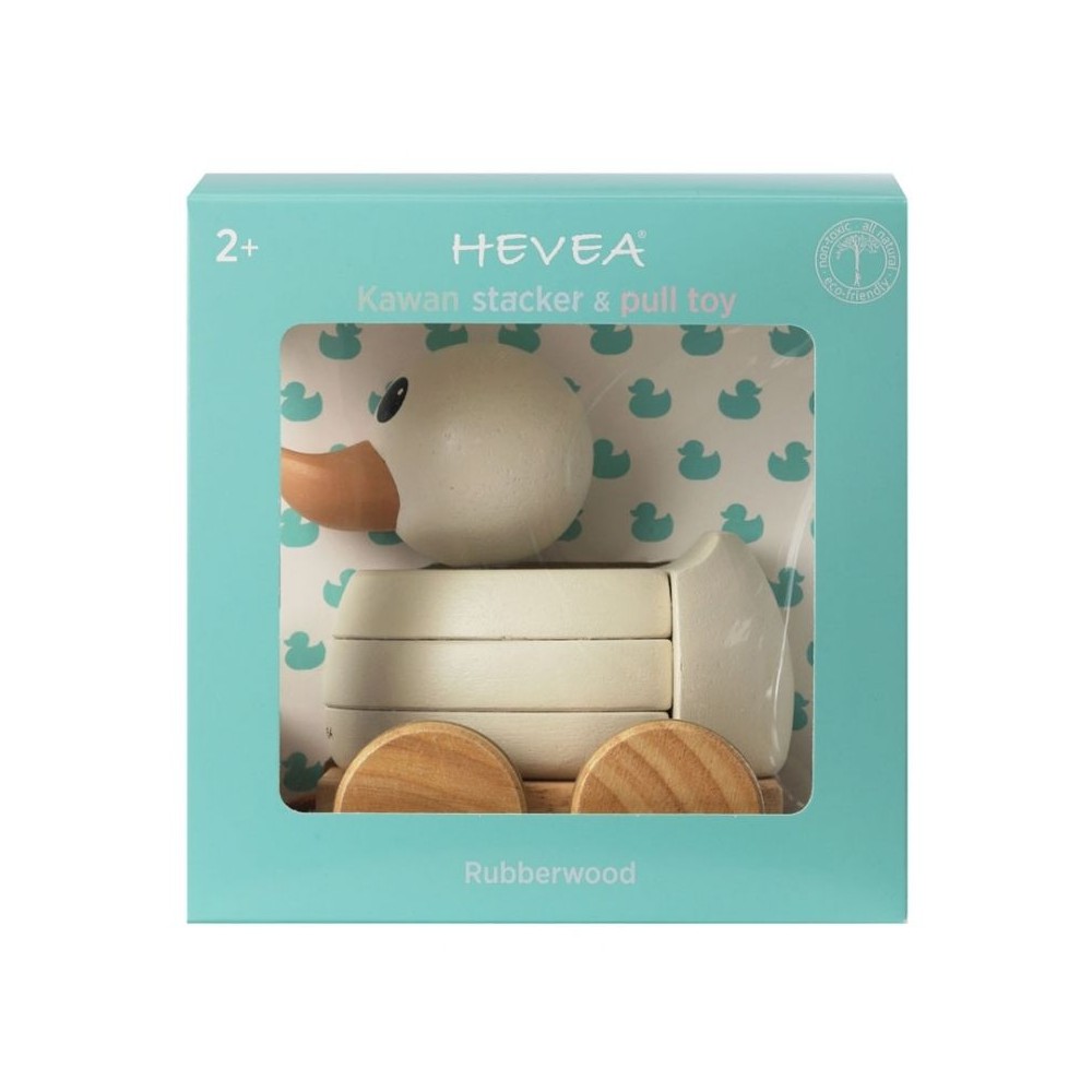 Hevea Nachziehtier aus Kautschukbaum, Ente Kawan