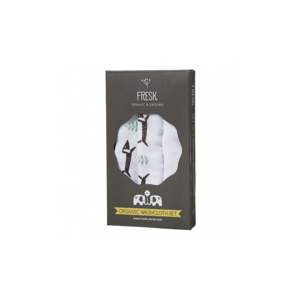 Fresk Waschhandschuhe, 3er Pack - Dachsy