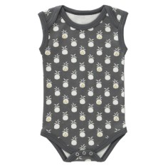 Fresk Babybody Bio-Baumwolle, ärmellos, Ananas