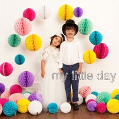 My Little Day Honeycomb - Grau, 25 cm