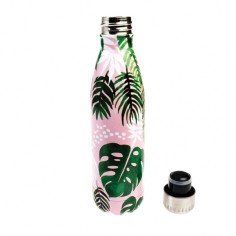 Rex London Edelstahl Thermosflasche, Tropical Palm
