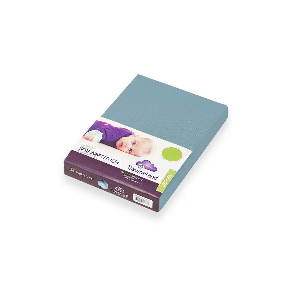 Fixleintuch Jersey, Ozeanblau