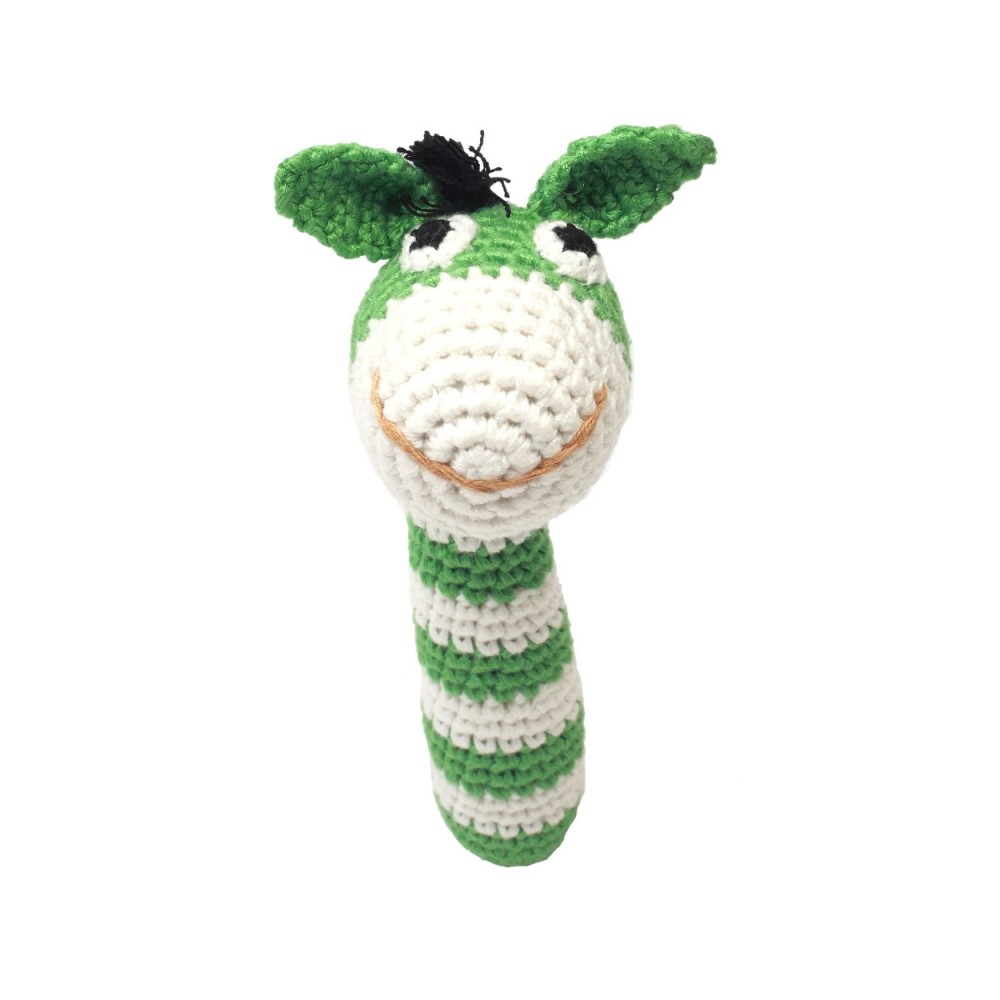 natureZoo Rustle Tige Crocheté, âne vert