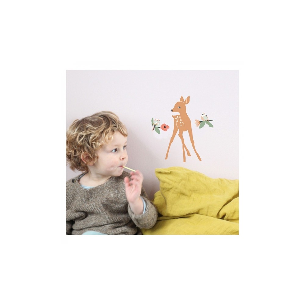 MIMIlou Wandsticker Just a Touch, Rehkitz