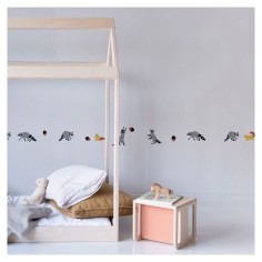 MIMIlou Wandsticker Bordüre 5 m, Waschbär