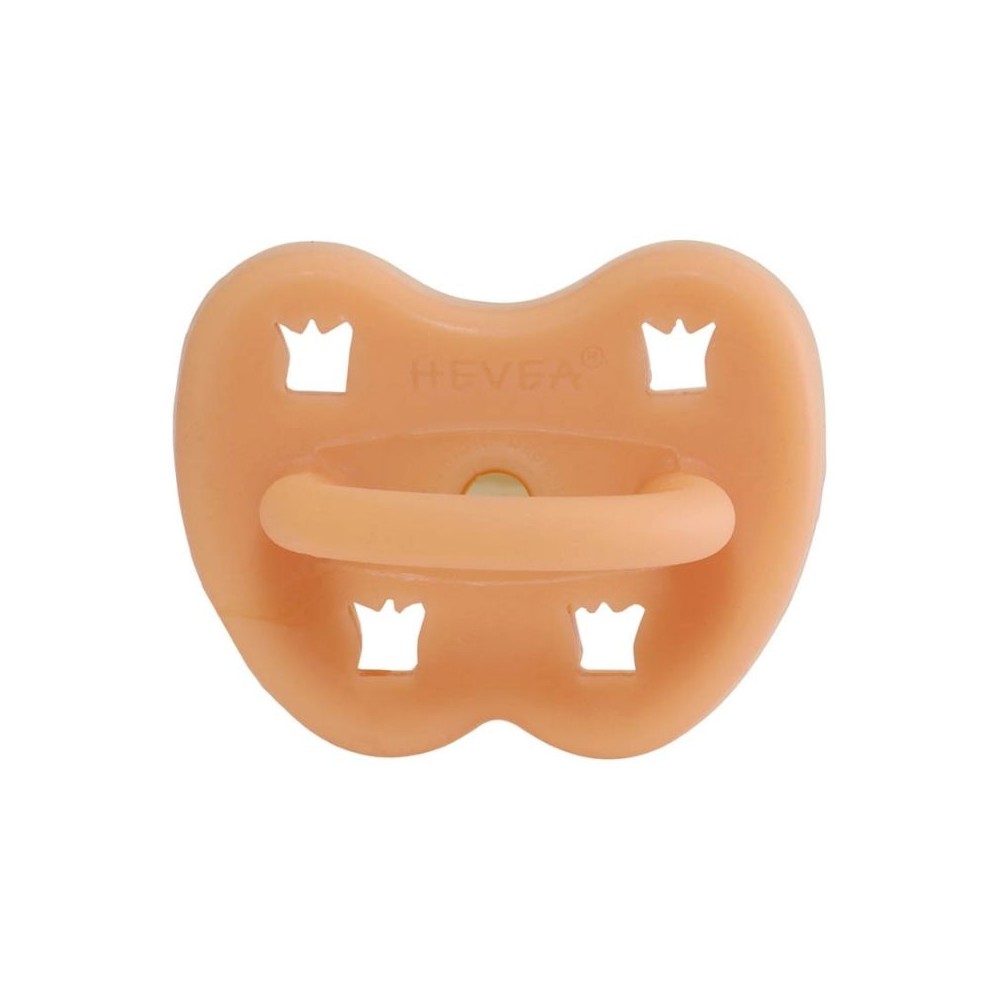 Naturkautschuk Schnuller, Cantaloupe, kiefergerecht