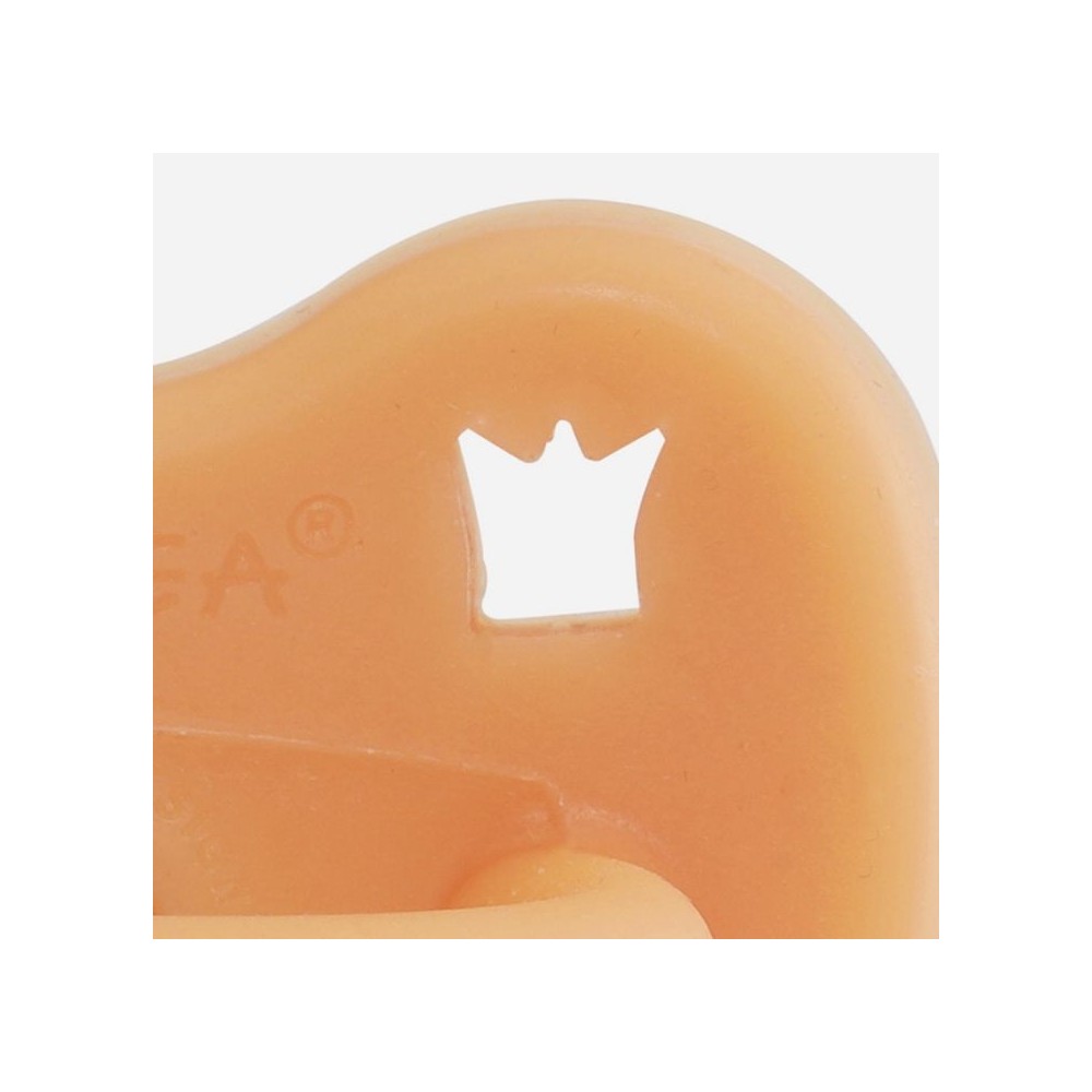 Naturkautschuk Schnuller, Cantaloupe, kiefergerecht