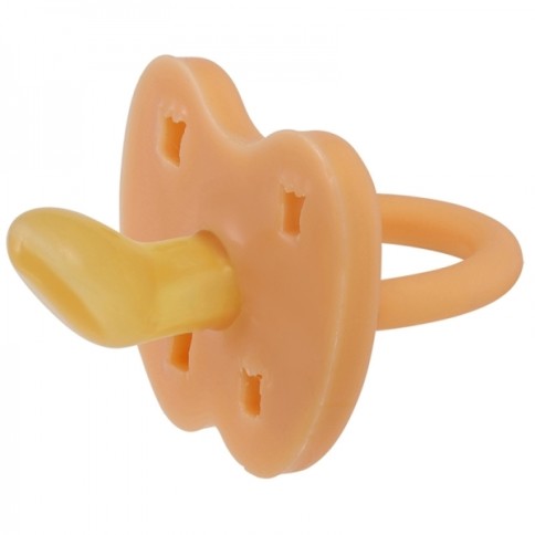 Naturkautschuk Schnuller, Cantaloupe, kiefergerecht