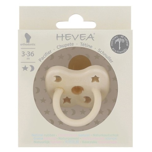 Naturkautschuk Schnuller Milky White, kiefergerecht