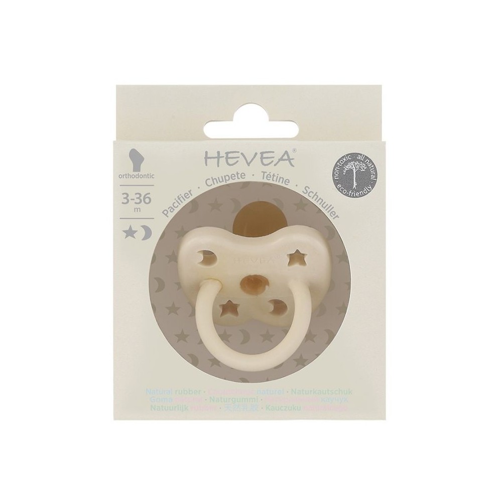 Naturkautschuk Schnuller Milky White, kiefergerecht