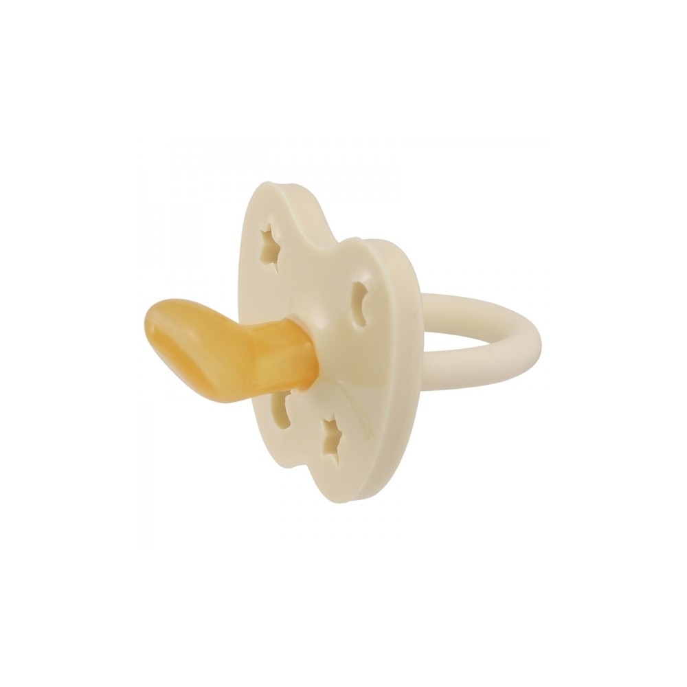 Naturkautschuk Schnuller Milky White, kiefergerecht