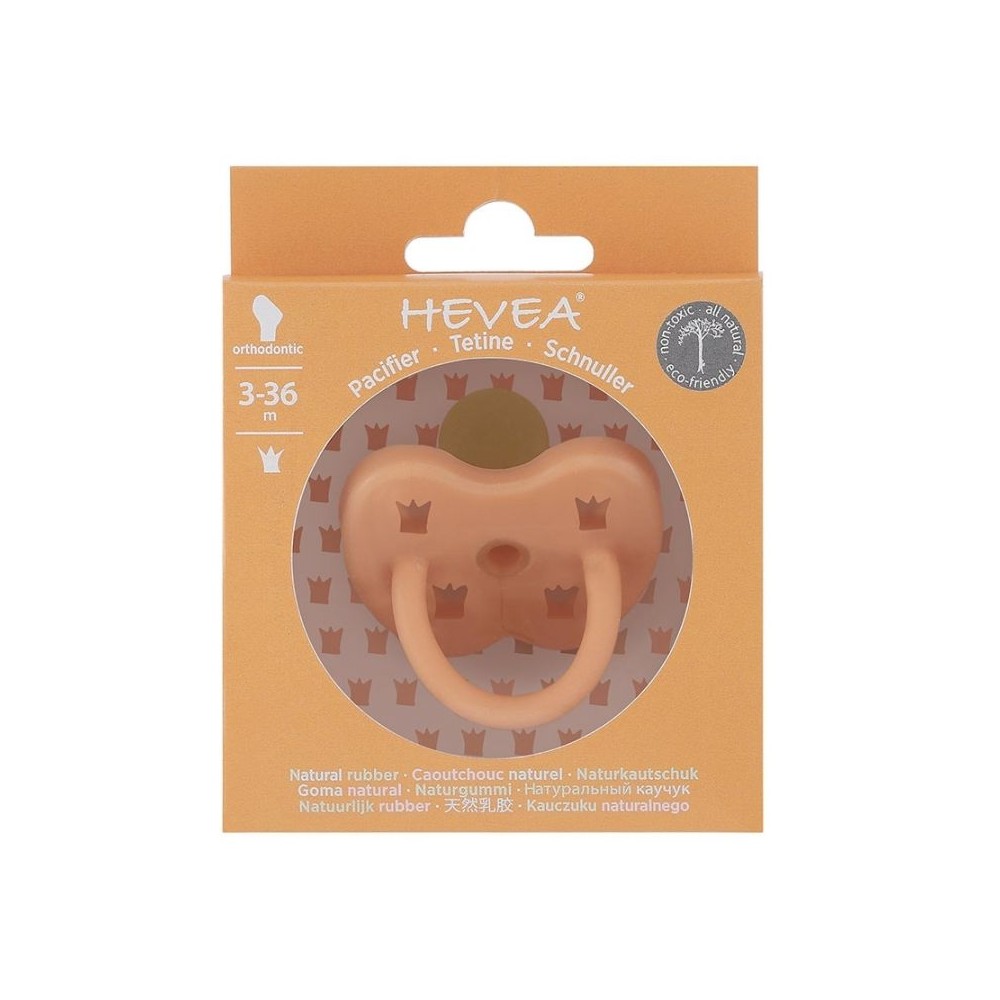 Naturkautschuk Schnuller Cantaloupe, kiefergerecht