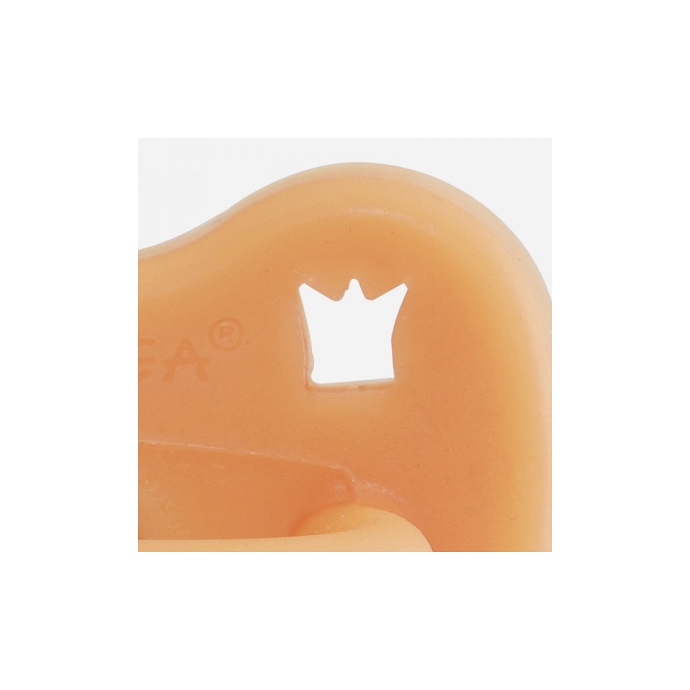 Naturkautschuk Schnuller Cantaloupe, kiefergerecht