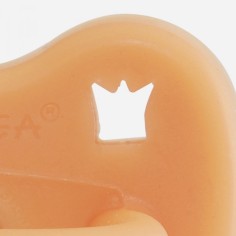 Naturkautschuk Schnuller Cantaloupe, kiefergerecht