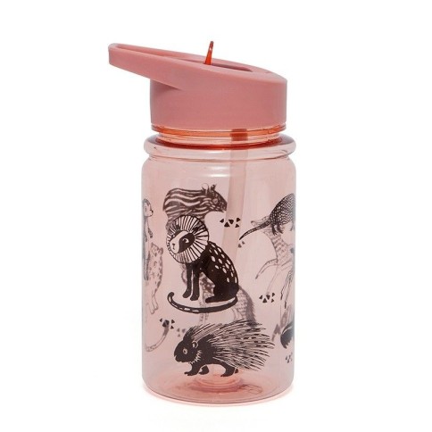 Petit Monkey Strohhalm-Flasche, Black Animals