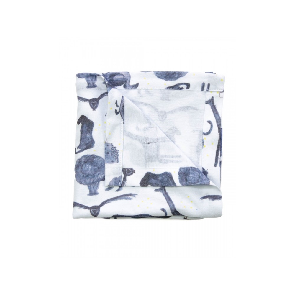 Snoozebaby Swaddle 2er Pack - Storm Blue + Bumblebee