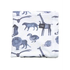 Snoozebaby Swaddle 2er Pack - Storm Blue + Bumblebee