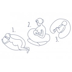 Stillkissen elastisch, Tropfen Ozeanblau