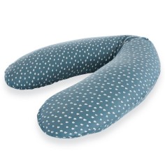 Stillkissen elastisch, Tropfen Ozeanblau