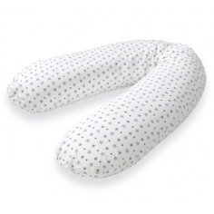 Stillkissen 180 cm, graue Sterne