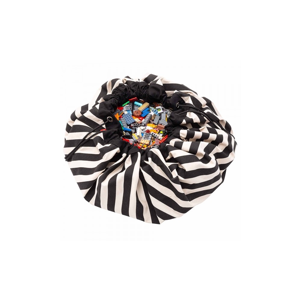 Play&Go Spielzeugtasche, Black Stripes