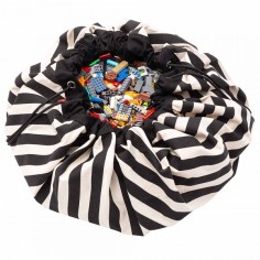 Play&Go Spielzeugtasche, Black Stripes