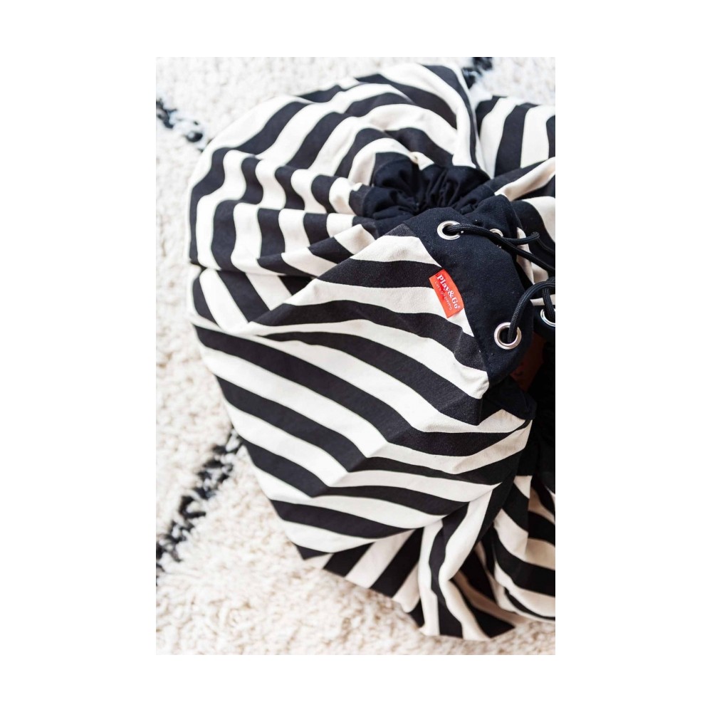 Play&Go Spielzeugtasche, Black Stripes