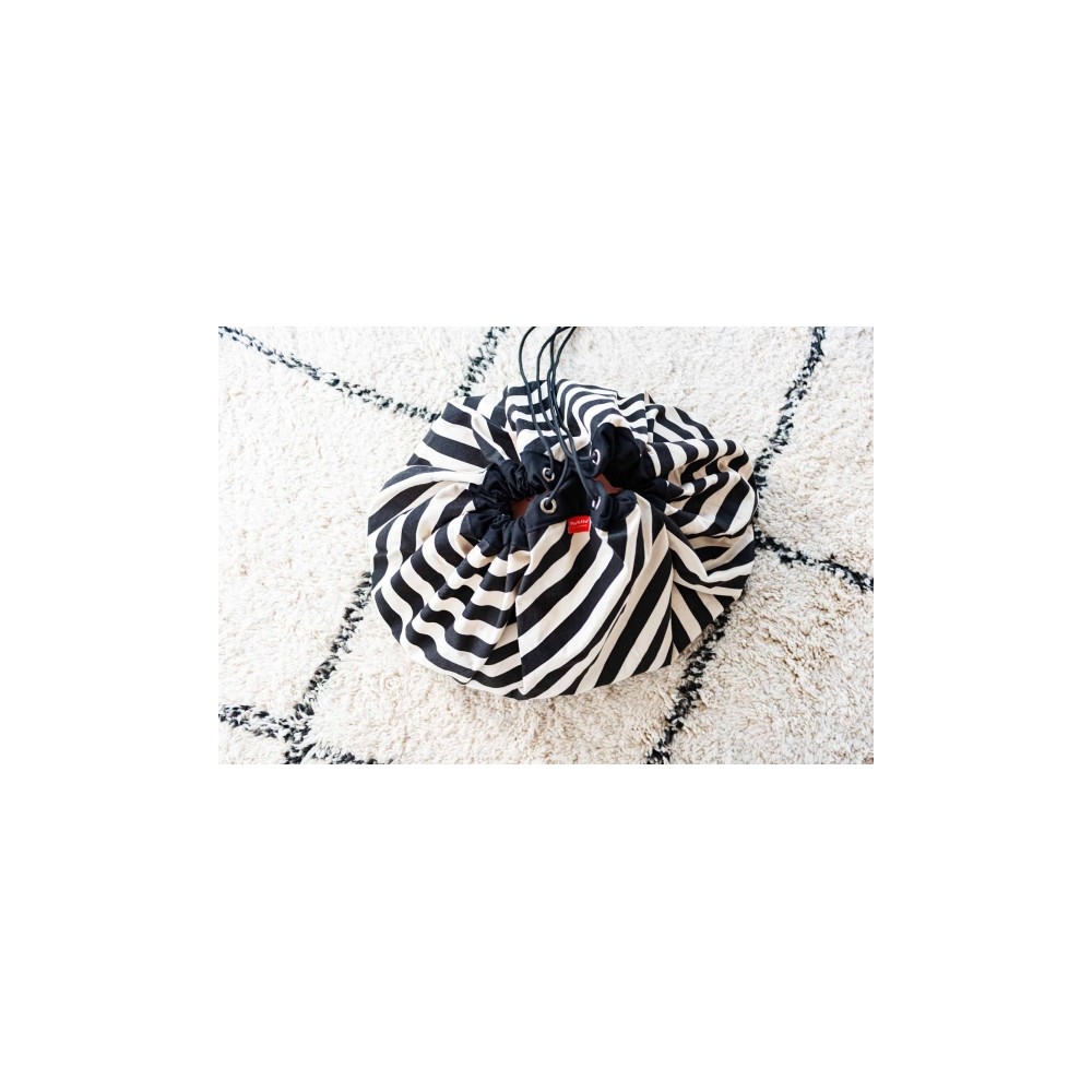 Play&Go Spielzeugtasche, Black Stripes