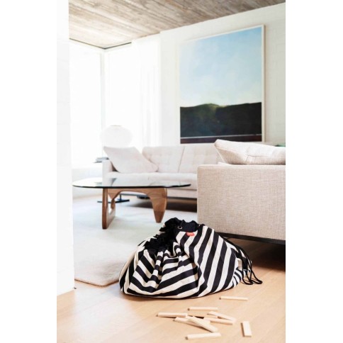 Play&Go Spielzeugtasche, Black Stripes