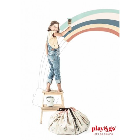 Play&Go Spielzeugtasche, Regenbogen