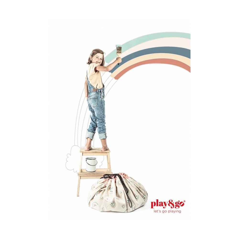 Play&Go Spielzeugtasche, Regenbogen