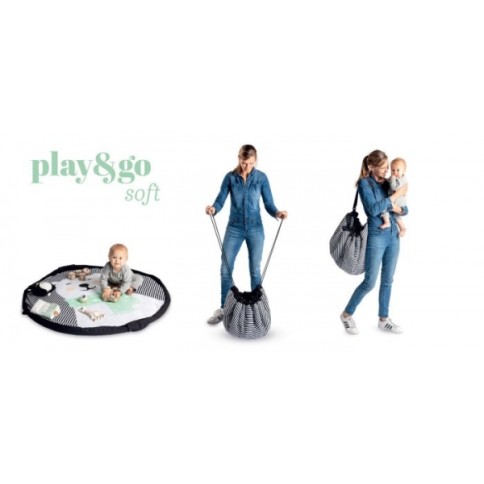 Play&Go Spielzeugtasche & Krabbeldecke 3-in-1, Air Balloon