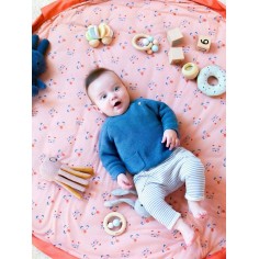 Play&Go Spielzeugtasche & Krabbeldecke 3-in-1, Animals Faces