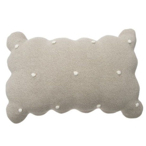 Lorena Canals Strickkissen, Biscuit Dune White