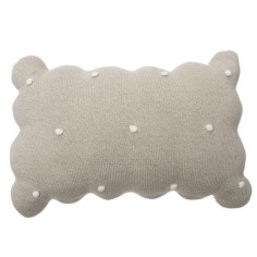 Lorena Canals Strickkissen, Biscuit Dune White
