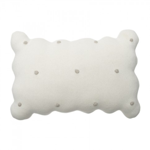 Lorena Canals Strickkissen, Biscuit Dune Ivory