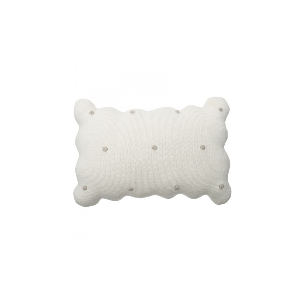 Lorena Canals Strickkissen, Biscuit Dune Ivory
