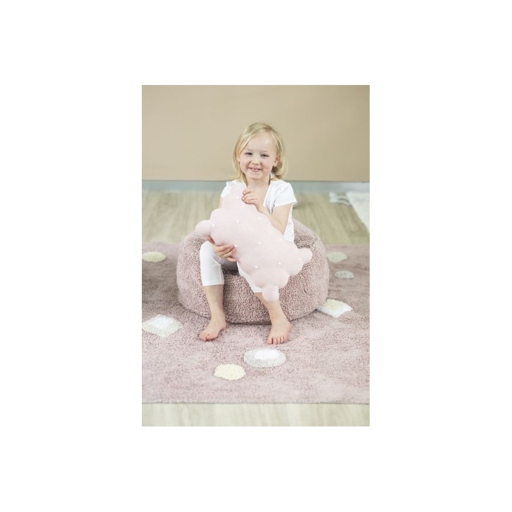 Lorena Canals Strickkissen, Biscuit Dune Pink Pearl