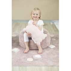 Lorena Canals Strickkissen, Biscuit Dune Pink Pearl