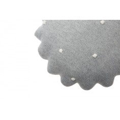 Lorena Canals Strickkissen, Round Biscuit Grey