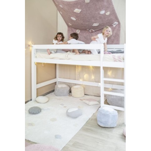 Lorena Canals Strickkissen, Round Biscuit Pink Pearl